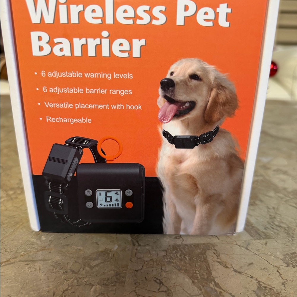 Wireless Pet Barrier with Adjustable Levels